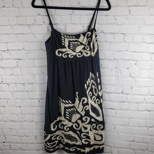 INC Tank Dress Boho Embroidered Print